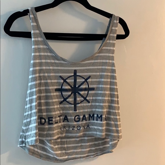 Delta Gamma Striped Tank - Picture 1 of 3